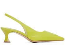 Green Slingback Heels