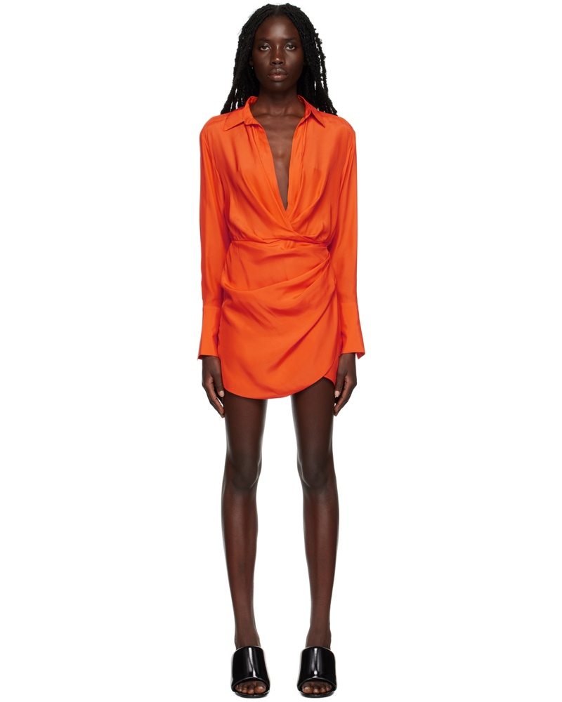 GAUGE81 Damen Orange Naha Mini Dress