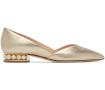 Gold Casati D’Orsay Ballerina Flats