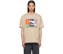 Beige Graphic T-Shirt