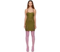 SSENSE Exclusive Green Minidress
