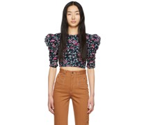Navy Silva Blouse