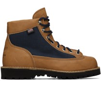 Tan & Navy Light Boots