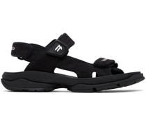 Black Tourist Sandals