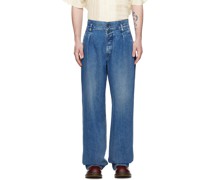 Blue 'The Wide' Jeans