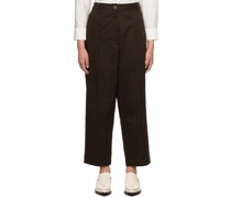 Brown Seam Trousers