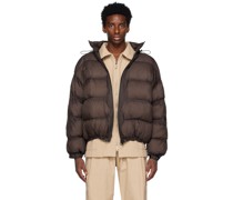 Brown Wisewool Edition Puffer Jacket