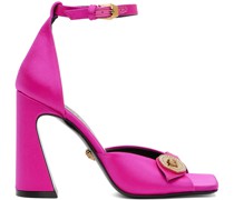 Pink Medusa Heeled Sandals