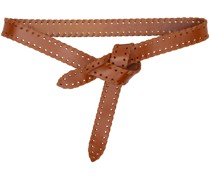 Brown Braided Lecce Belt