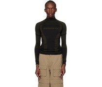 SSENSE Exclusive Black & Khaki Top