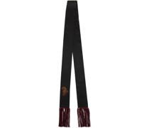 Black Fringed Scarf