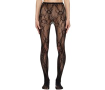 SSENSE Exclusive Black Floral Tights
