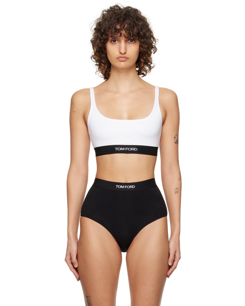 Tom Ford Damen White Scoop Bra
