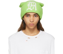 Green Summer Beanie Hat