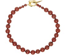 Orange Jasper Everyday Collar Necklace