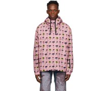 3 Moncler Grenoble Pink Vallonet Parka