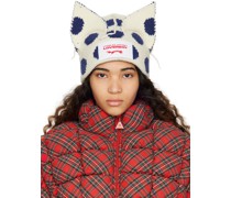 White Chunky Ears Beanie
