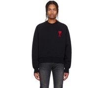 SSENSE Exclusive Black Oversized Ami De Cœur Sweatshirt