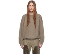 Brown Irregular Sweater