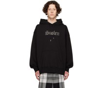 Black Organic Cotton Hoodie