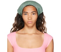 Green Crystal Mesh Headscarf