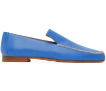 Blue Pilot Loafers