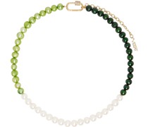 Green 'The Chunk Multi' Pearl Necklace