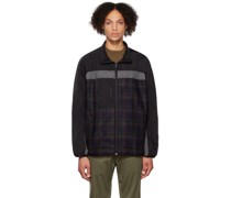 Black Paneled Jacket