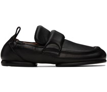 Black Padded Boat Shoes