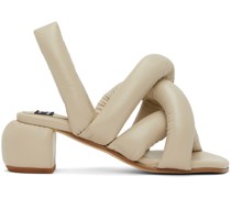 Beige Henrik Vibskov Edition Sausage Heeled Sandals