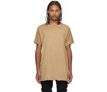 Brown Taped Seams T-Shirt