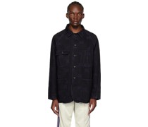 Black Papillon Denim Jacket