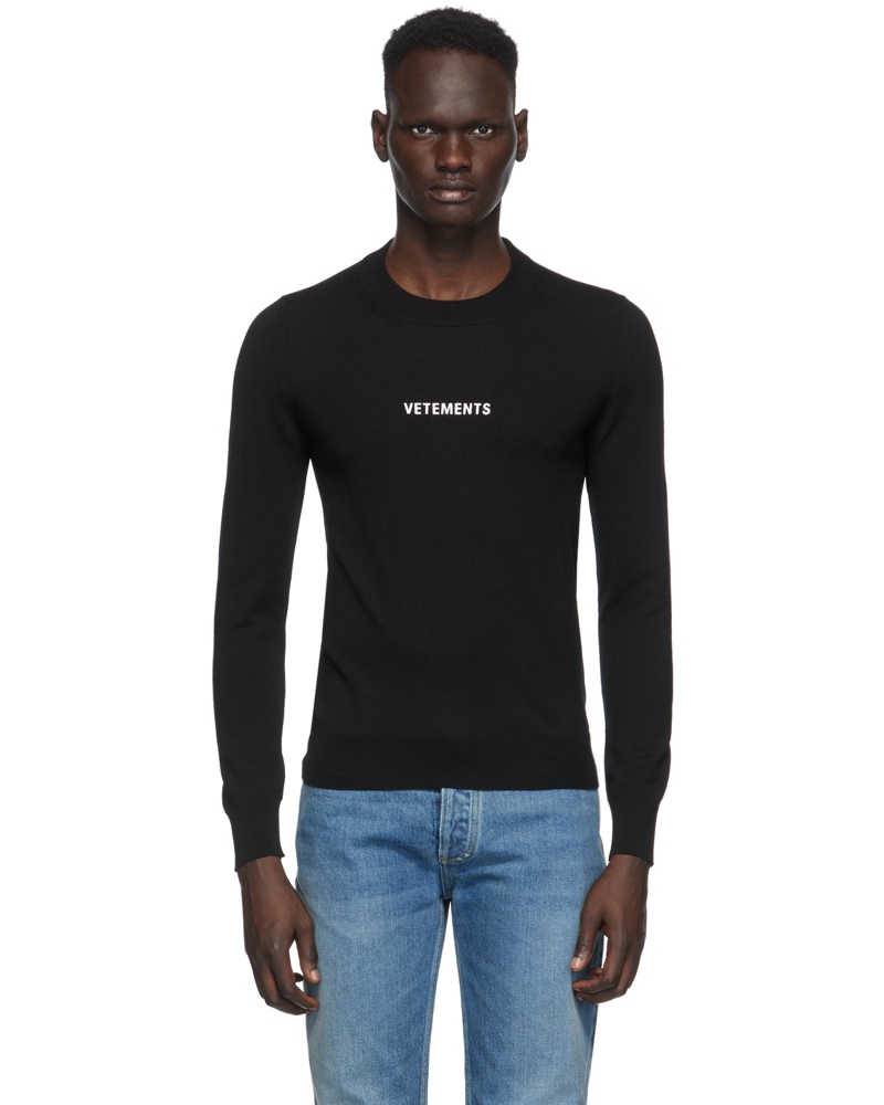 vetements logo sweatshirt
