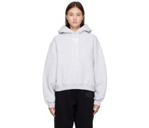 Gray Bonded Hoodie