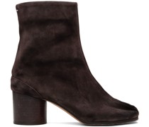 Brown Tabi Ankle Boots