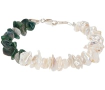 SSENSE Exclusive Beige & Green 'La Duke' Bracelet