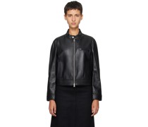 Black Racing Leather Jacket