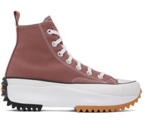 Brown Run Star Hike Sneakers