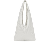 White Medium Anchor Shoulder Bag