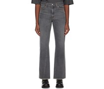 Gray Flared Jeans