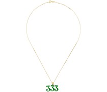 Gold '333' Pendant Necklace