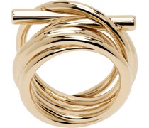Gold Gancini Ring