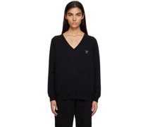 Black V-Neck Sweater