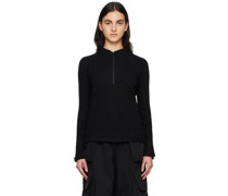 Black Half-Zip Sweater