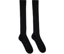 Black Knee-High Socks