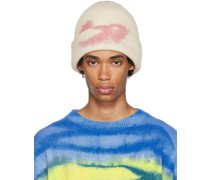 SSENSE Exclusive Off-White & Pink Hot Parker Beanie