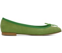 Green Cendrillon Ballerina Flats