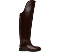 Burgundy Equestrian Boots