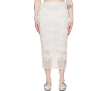 White Glenda Midi Skirt