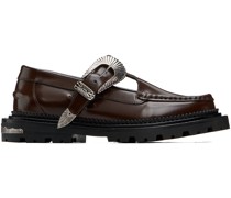 SSENSE Exclusive Brown Loafers